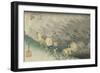 Shôno, pluie d'orage-Ando Hiroshige-Framed Giclee Print