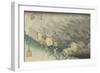 Shôno, pluie d'orage-Ando Hiroshige-Framed Giclee Print