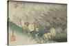 Shôno, pluie d'orage-Ando Hiroshige-Stretched Canvas
