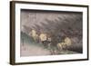 Shôno, pluie d'orage-Ando Hiroshige-Framed Giclee Print
