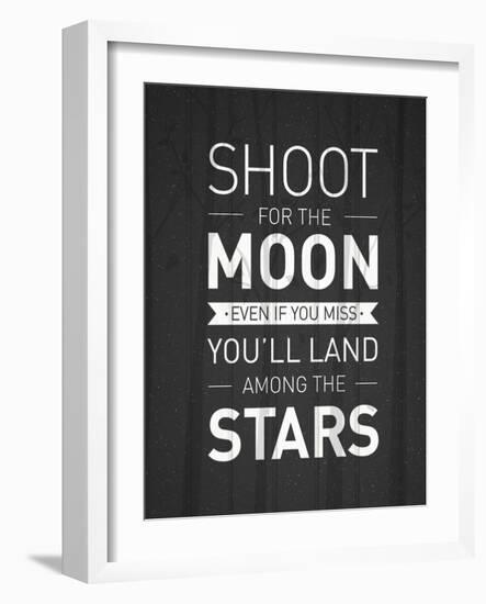 Shoot For The Moon-Kimberly Allen-Framed Art Print