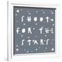 Shoot For The Stars_Square-Leah Straatsma-Framed Art Print