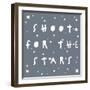Shoot For The Stars_Square-Leah Straatsma-Framed Art Print