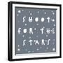Shoot For The Stars_Square-Leah Straatsma-Framed Art Print