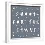 Shoot For The Stars_Square-Leah Straatsma-Framed Art Print