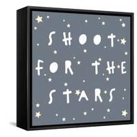 Shoot For The Stars_Square-Leah Straatsma-Framed Stretched Canvas