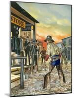 Shoot Out in the Wild West-Ron Embleton-Mounted Giclee Print