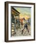 Shoot Out in the Wild West-Ron Embleton-Framed Giclee Print