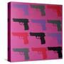 Shooter-Abstract Graffiti-Stretched Canvas