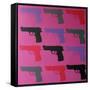 Shooter-Abstract Graffiti-Framed Stretched Canvas