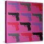 Shooter-Abstract Graffiti-Stretched Canvas