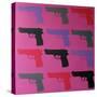 Shooter-Abstract Graffiti-Stretched Canvas