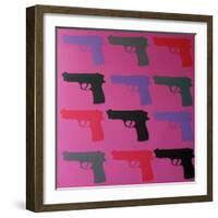 Shooter-Abstract Graffiti-Framed Giclee Print