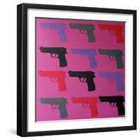 Shooter-Abstract Graffiti-Framed Giclee Print