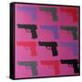 Shooter-Abstract Graffiti-Framed Stretched Canvas