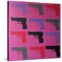 Shooter-Abstract Graffiti-Stretched Canvas