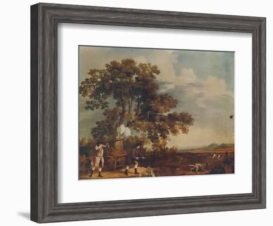 'Shooting: 1769', (1922)-George Stubbs-Framed Giclee Print