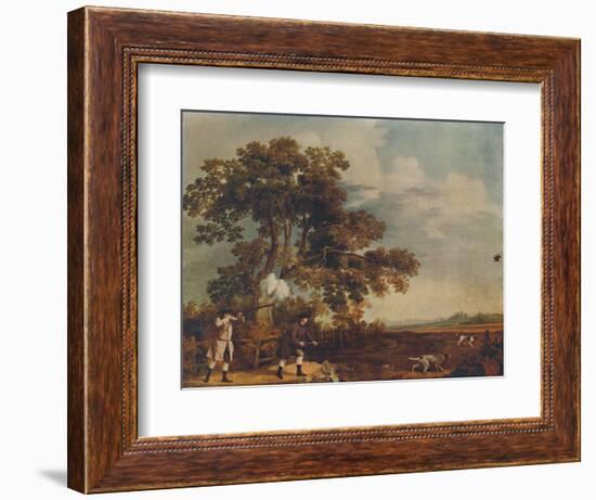 'Shooting: 1769', (1922)-George Stubbs-Framed Giclee Print