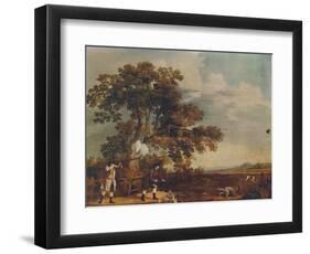 'Shooting: 1769', (1922)-George Stubbs-Framed Giclee Print