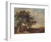 'Shooting: 1769', (1922)-George Stubbs-Framed Giclee Print