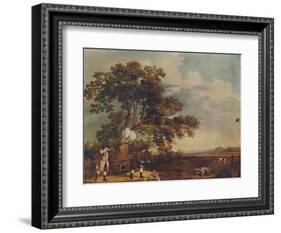 'Shooting: 1769', (1922)-George Stubbs-Framed Giclee Print