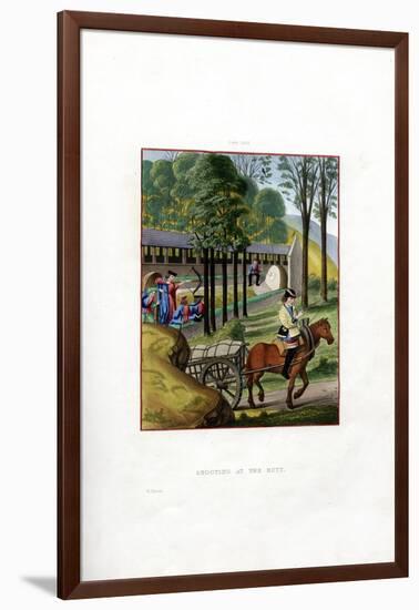 Shooting at the Butt, 1496-Henry Shaw-Framed Giclee Print