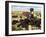 Shooting Buffalo on the Kansas-Pacific Railroad-null-Framed Giclee Print