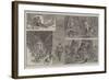 Shooting Bush-Fowl in West Africa-null-Framed Giclee Print