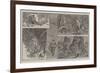 Shooting Bush-Fowl in West Africa-null-Framed Giclee Print