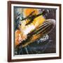 Shooting Down a Zeppelin During the First World War-Wilf Hardy-Framed Giclee Print