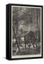 Shooting Elk in the Far North-Richard Caton Woodville II-Framed Stretched Canvas