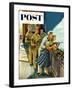 "Shooting Gallery" Saturday Evening Post Cover, September 12, 1953-Constantin Alajalov-Framed Giclee Print