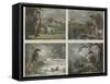 Shooting Pieces-George Morland-Framed Stretched Canvas