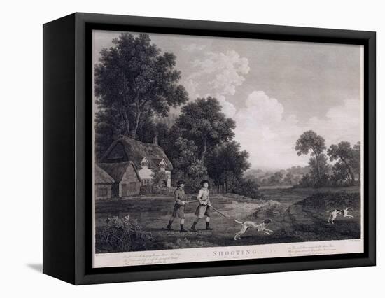 Shooting, Plate 2, Engraved by William Woollett (1735-85) 1770 (Fifth State Engraving and Etching)-George Stubbs-Framed Stretched Canvas