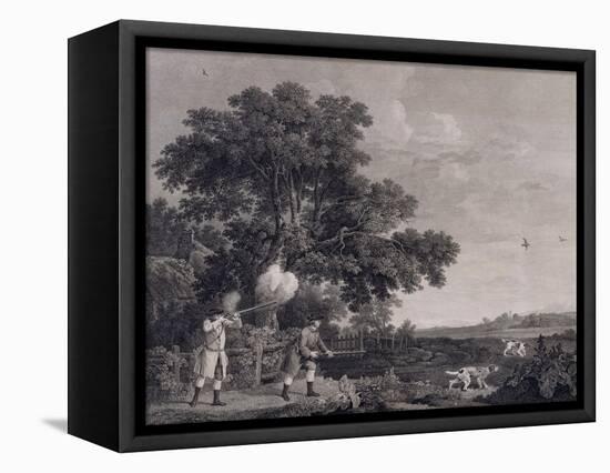 Shooting, Plate 3, Engraved by William Woollett (1735-85) 1770 (Engraving with Etching)-George Stubbs-Framed Stretched Canvas