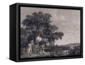 Shooting, Plate 3, Engraved by William Woollett (1735-85) 1770 (Engraving with Etching)-George Stubbs-Framed Stretched Canvas