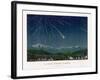 "Shooting Stars", The Meteorite Shower of November 1872 Seen Over Hills-E. Guillemin-Framed Photographic Print