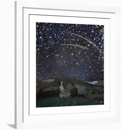 Shooting Stars-Franz von Stuck-Framed Premium Giclee Print