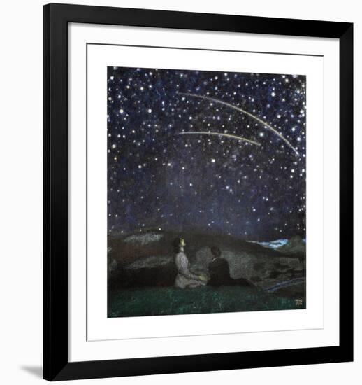 Shooting Stars-Franz von Stuck-Framed Premium Giclee Print