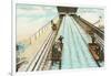Shooting the Chutes, Coney Island, New York City-null-Framed Art Print