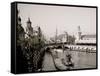 Shooting the Chutes, Luna Park, Coney Island, N.Y.-null-Framed Stretched Canvas