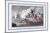 Shooting the Harpoon at a Whale-J.h. Clark-Mounted Premium Giclee Print