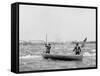 Shooting the Rapids, Sault Saint Marie, Mich.-null-Framed Stretched Canvas
