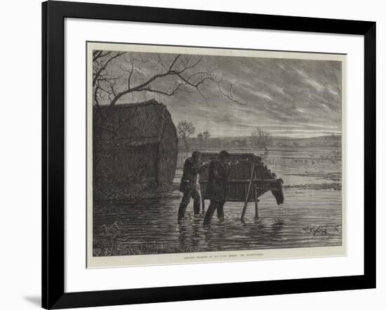 Shooting Wildfowl on the Upper Thames, the Stalking-Horse-Henry Robert Robertson-Framed Giclee Print