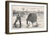 Shooting Wildfowl with the Aid of a Stalking Horse-W.j. Palmer-Framed Art Print