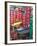 Shop Banners Along the Street, Zhenyuan, Guizhou, China-Keren Su-Framed Photographic Print