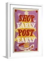 Shop Early, Post Early-W Machan-Framed Art Print