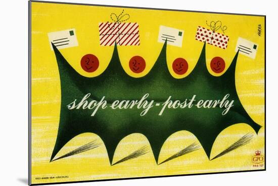 Shop Early - Post Early-Derrick Hass-Mounted Art Print