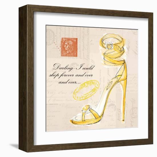 Shop Forever Shoe-Barbara Lindner-Framed Art Print