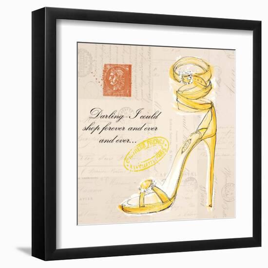 Shop Forever Shoe-Barbara Lindner-Framed Art Print